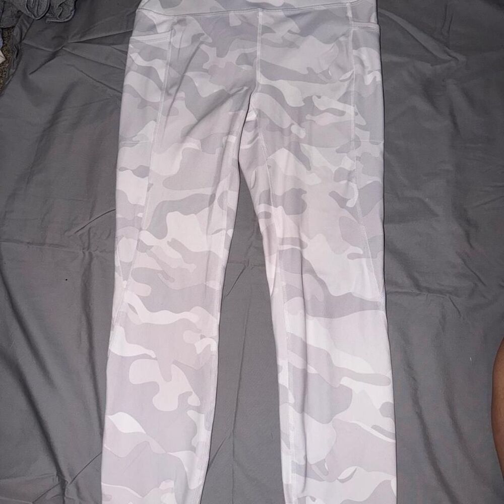 Rbx-active Women's Grey and White Leggings
